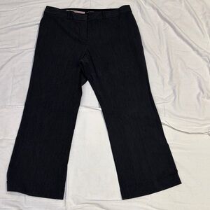 Lane Bryant Dark Gray Cuffed Trousers
